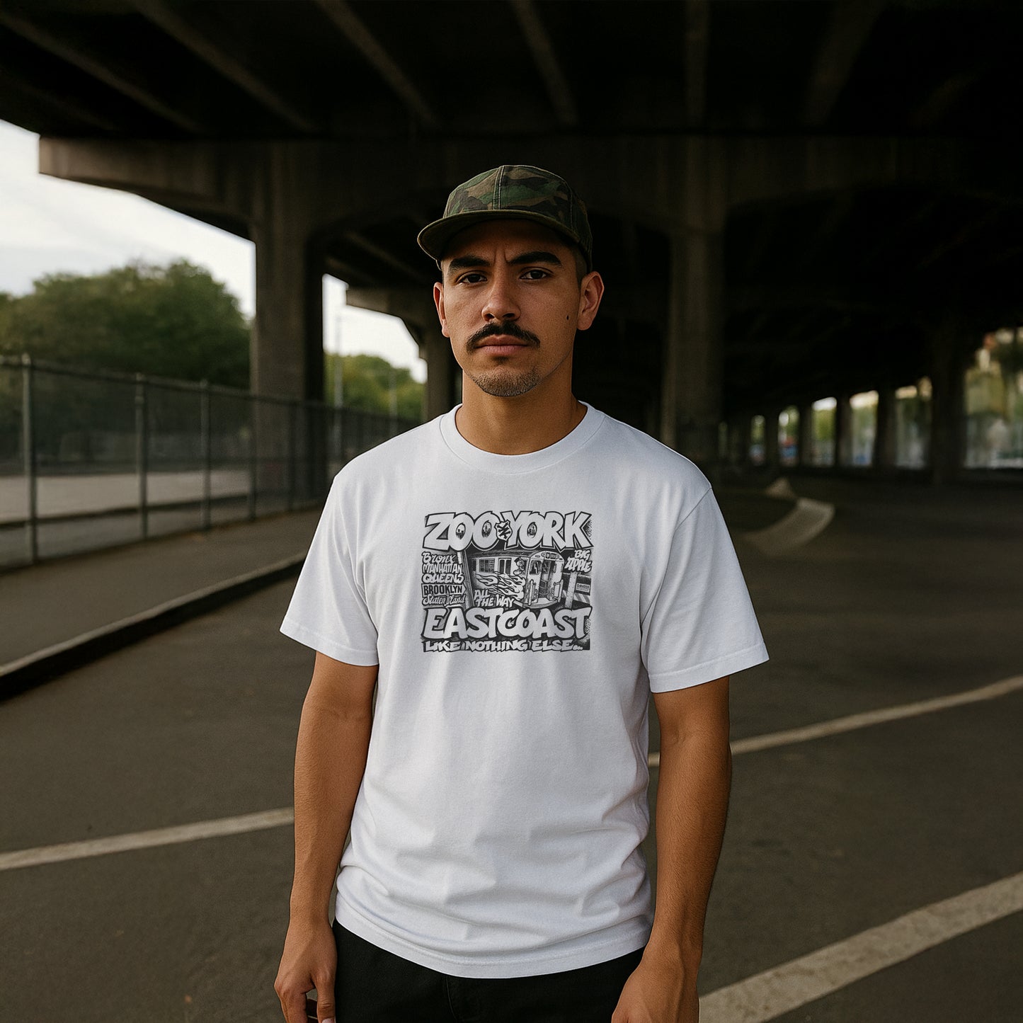 ZOO YORK CITY RIDES T-SHIRT WHITE