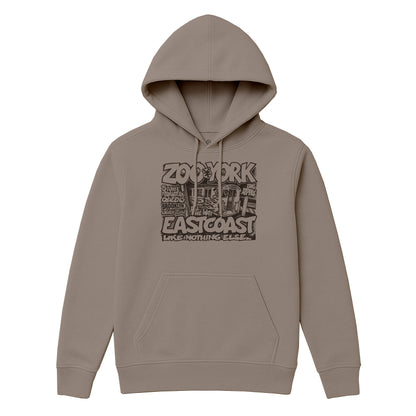 ZOO YORK CITY RIDES HOODIE STONE