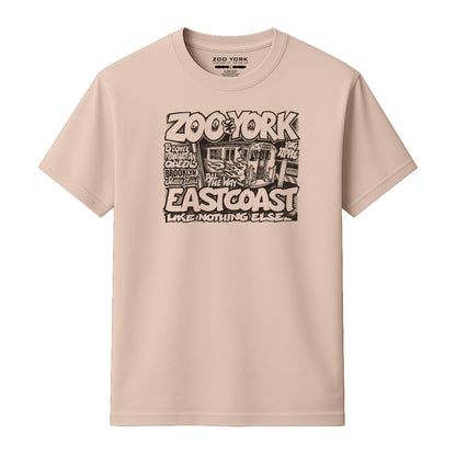 ZOO YORK CITY RIDES T-SHIRT NATURAL
