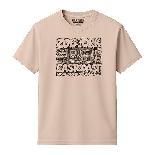 ZOO YORK CITY RIDES T-SHIRT NATURAL