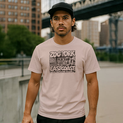 ZOO YORK CITY RIDES T-SHIRT NATURAL