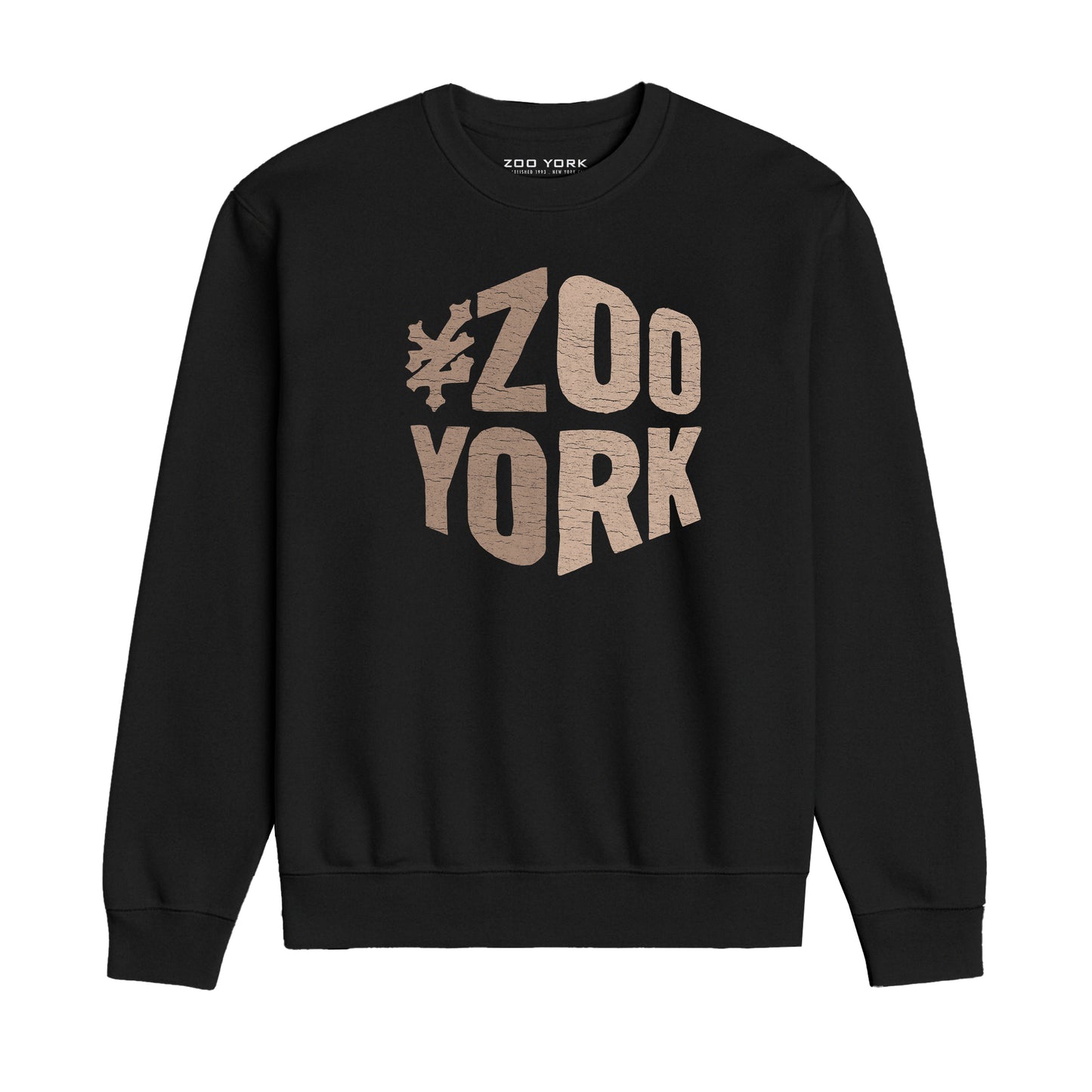 ZOO YORK ZY BLOCK CREW SWEAT BLACK