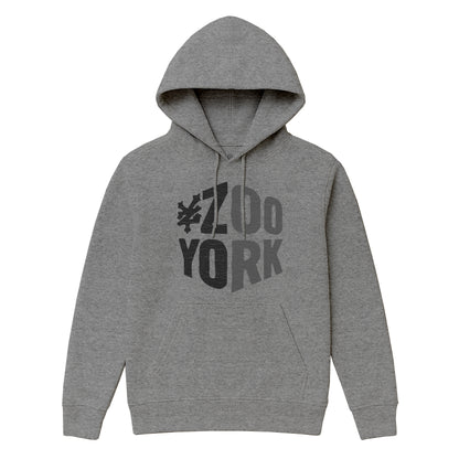 ZOO YORK ZY BLOCK HOODIE HEATHER GREY
