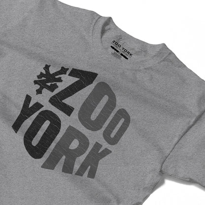 ZOO YORK ZY BLOCK T-SHIRT HEATHER GREY