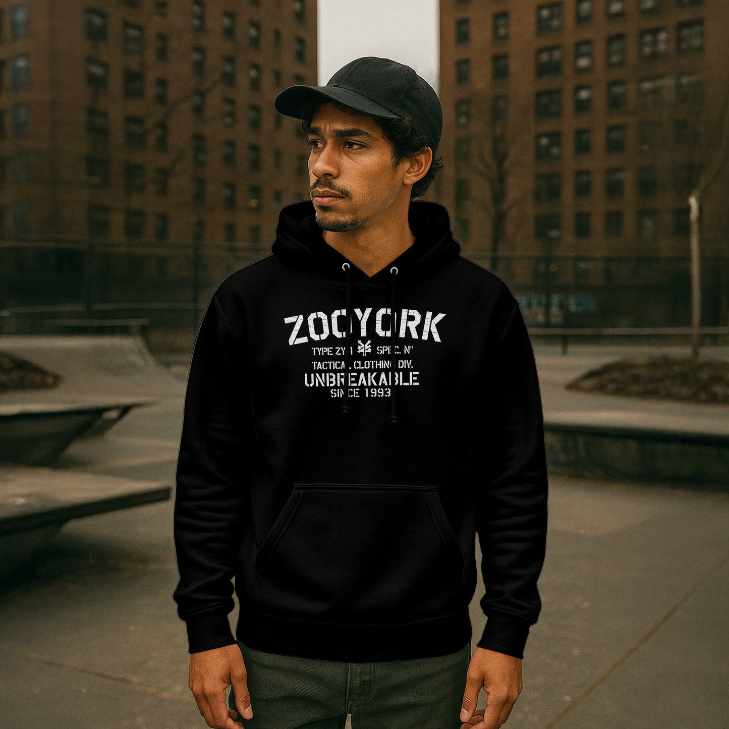 ZOO YORK UNBREAKABLE HOODIE BLACK