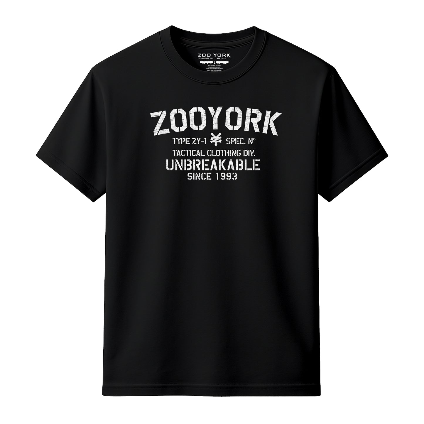 ZOO YORK UNBREAKABLE T-SHIRT BLACK
