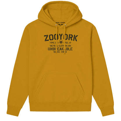 ZOO YORK UNBREAKABLE HOODIE LITE MUSTARD