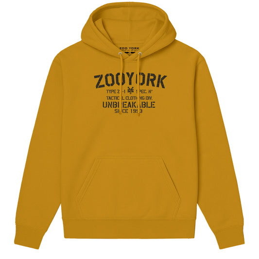 ZOO YORK UNBREAKABLE HOODIE LITE MUSTARD