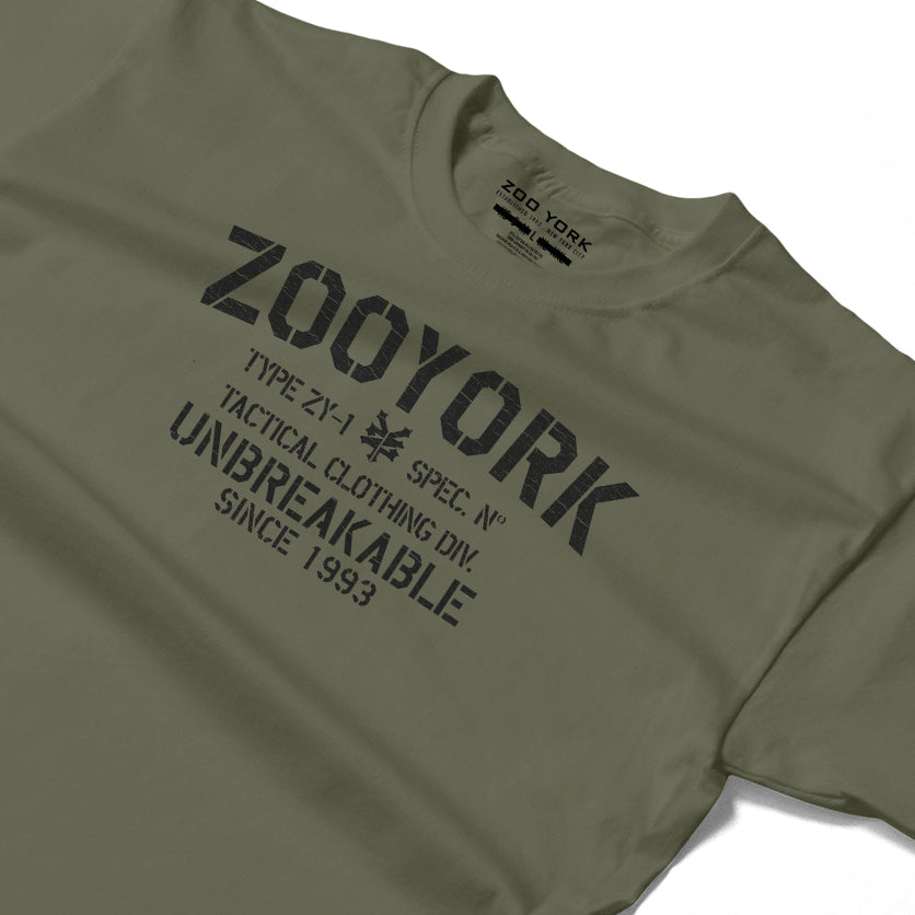 ZOO YORK UNBREAKABLE T-SHIRT CLASSIC OLIVE