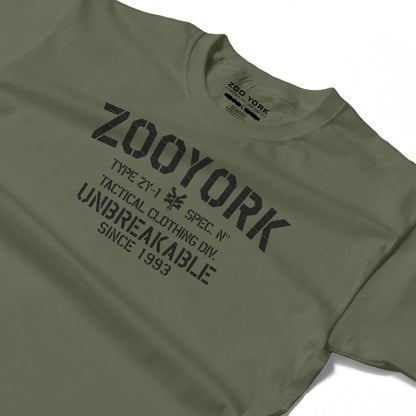 ZOO YORK UNBREAKABLE T-SHIRT CLASSIC OLIVE