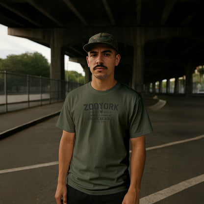 ZOO YORK UNBREAKABLE T-SHIRT CLASSIC OLIVE