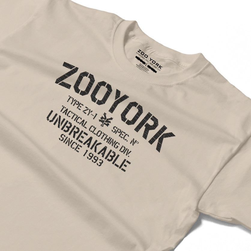 ZOO YORK UNBREAKABLE T-SHIRT NATURAL