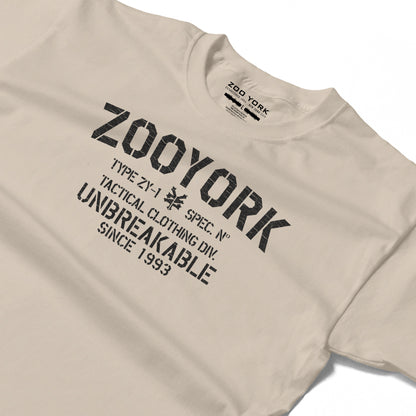 ZOO YORK UNBREAKABLE T-SHIRT NATURAL