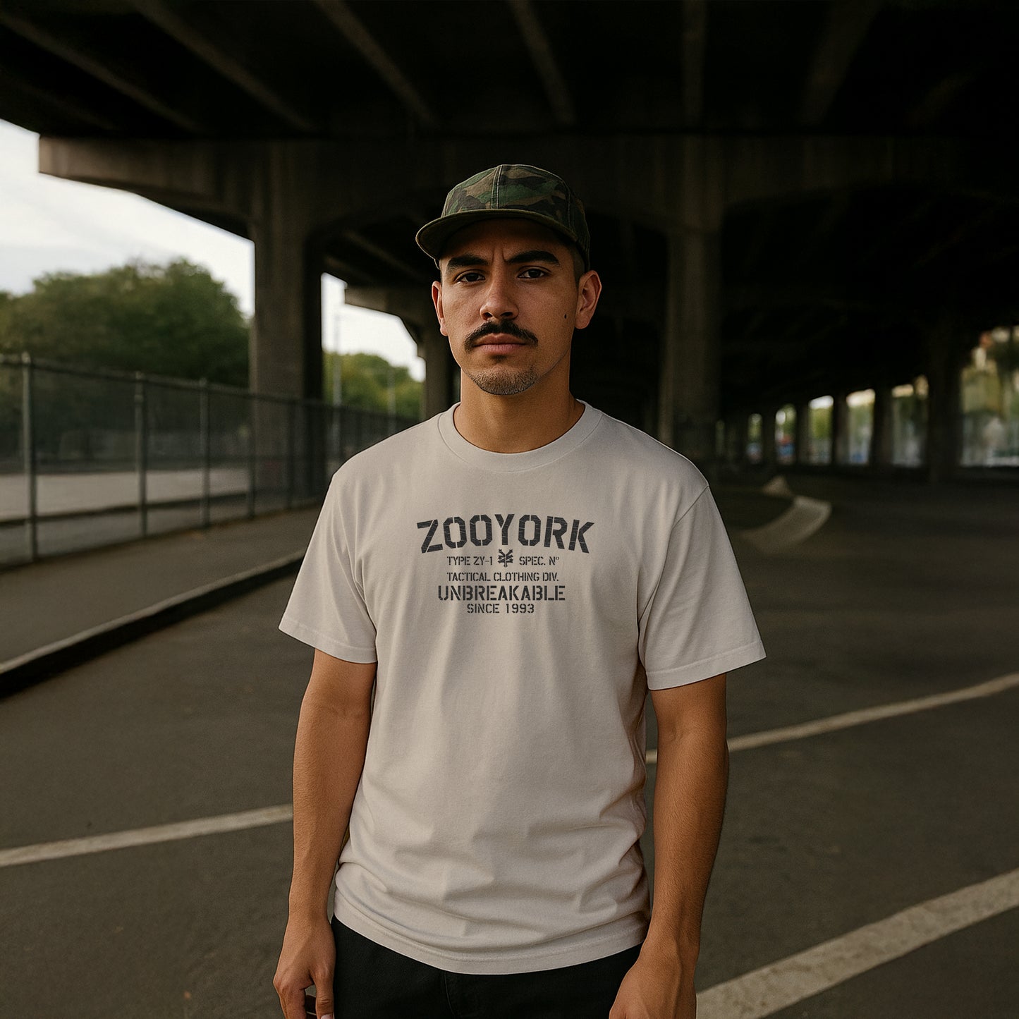 ZOO YORK UNBREAKABLE T-SHIRT NATURAL