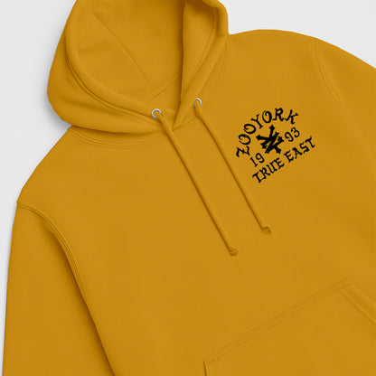ZOO YORK TRUE EAST SKETCH HOODIE LITE MUSTARD