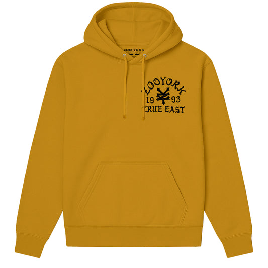 ZOO YORK TRUE EAST SKETCH HOODIE LITE MUSTARD