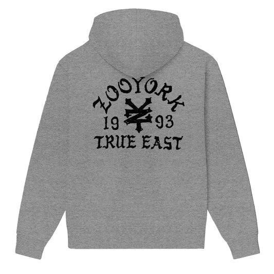 Zoo York True East Sketch Hoodie Sport Grey - back