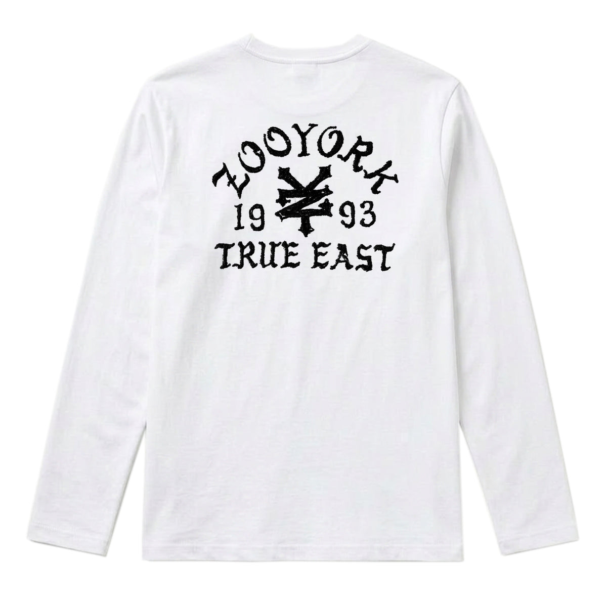 Zoo York True East Sketch Long Sleeve T-Shirt White - back