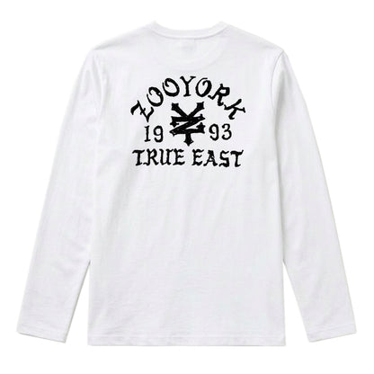 Zoo York True East Sketch Long Sleeve T-Shirt White - back