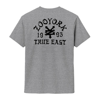 Zoo York True East Sketch T-Shirt Heather Grey - back