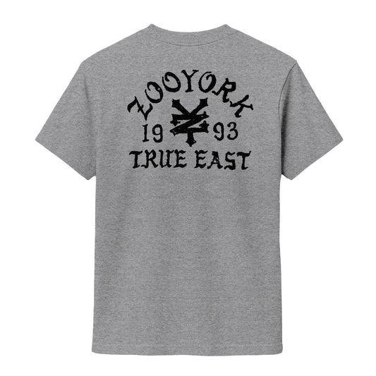 Zoo York True East Sketch T-Shirt Heather Grey - back