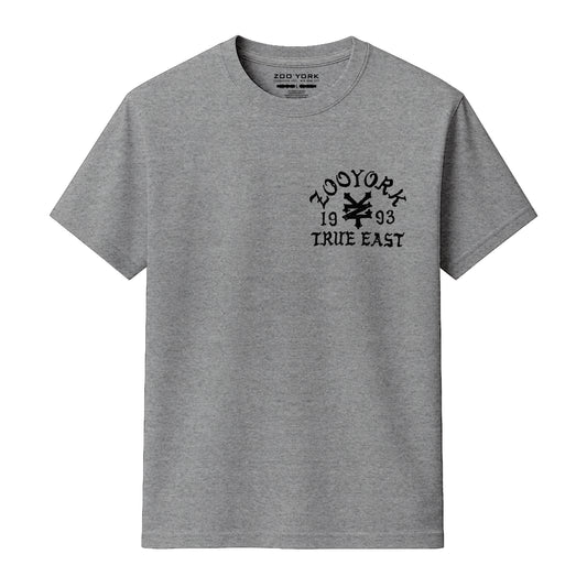 Zoo York True East Sketch T-Shirt Heather Grey - front