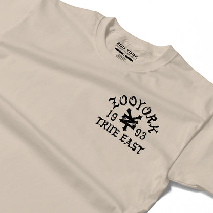 ZOO YORK TRUE EAST SKETCH T-SHIRT NATURAL