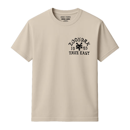 ZOO YORK TRUE EAST SKETCH T-SHIRT NATURAL
