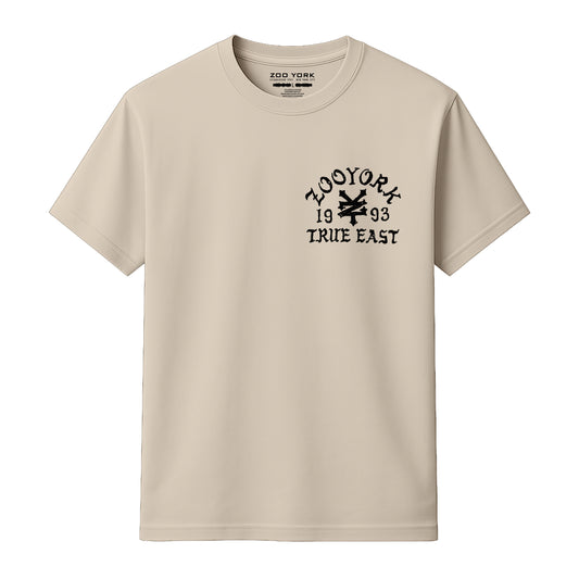 ZOO YORK TRUE EAST SKETCH T-SHIRT NATURAL