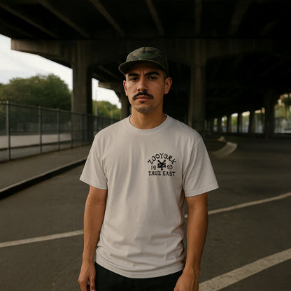 ZOO YORK TRUE EAST SKETCH T-SHIRT NATURAL