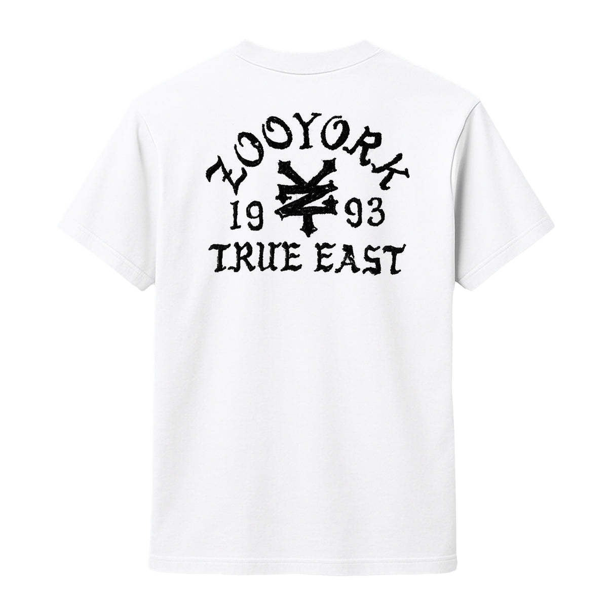 Zoo York True East Sketch T-Shirt White - back