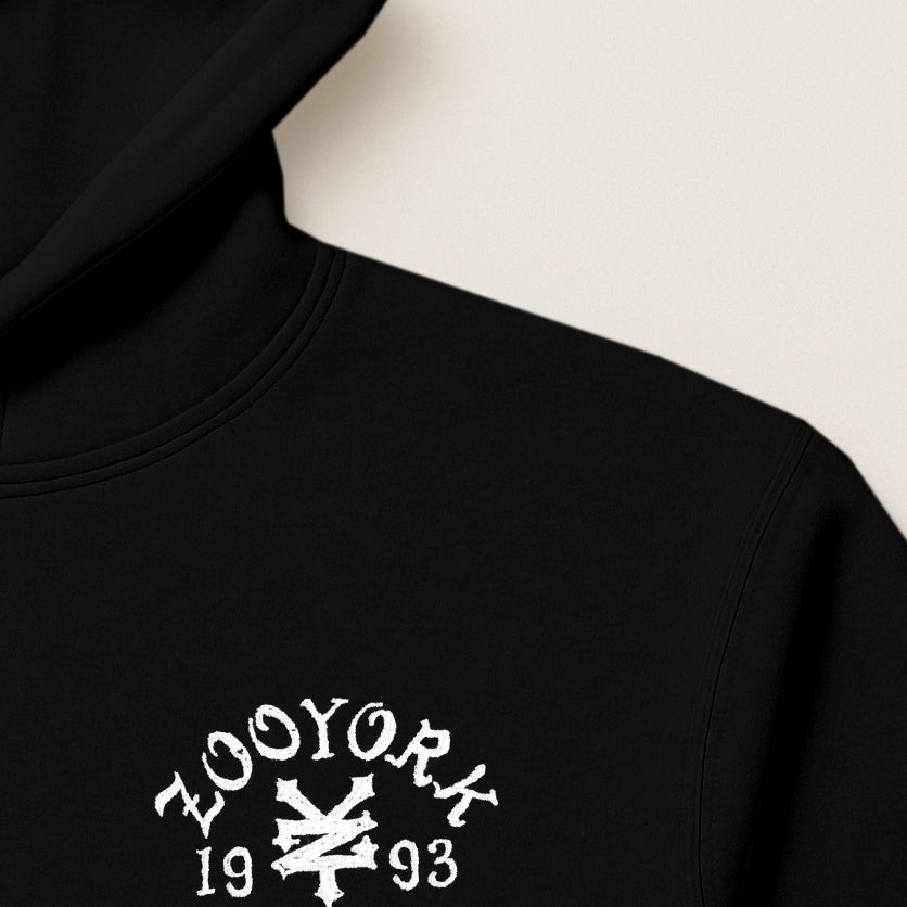 ZOO YORK TRUE EAST SKETCH HOODIE BLACK