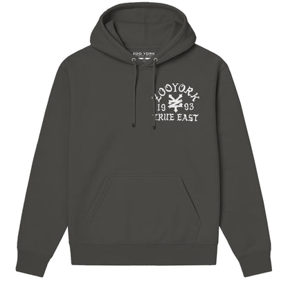 Zoo York True East Sketch Hoodie Charcoal - front