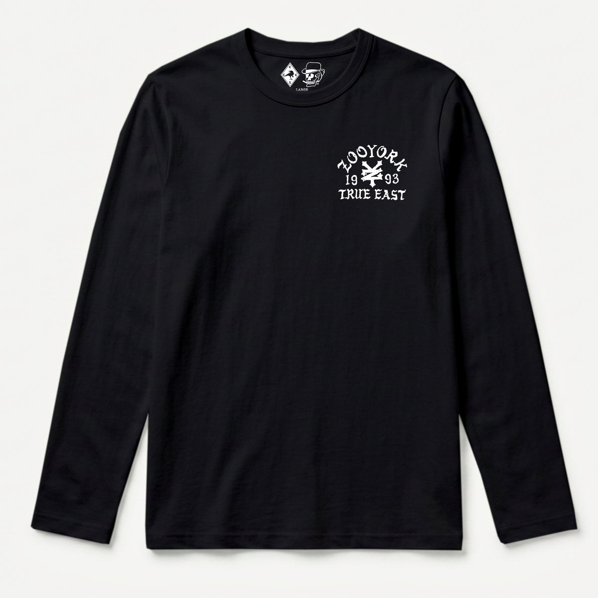 Zoo York True East Sketch Long Sleeve T-Shirt Black - front