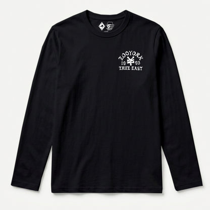 Zoo York True East Sketch Long Sleeve T-Shirt Black - front