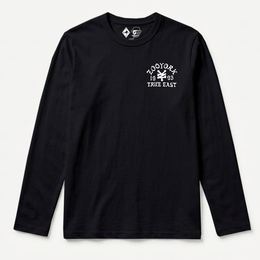 Zoo York True East Sketch Long Sleeve T-Shirt Black - front