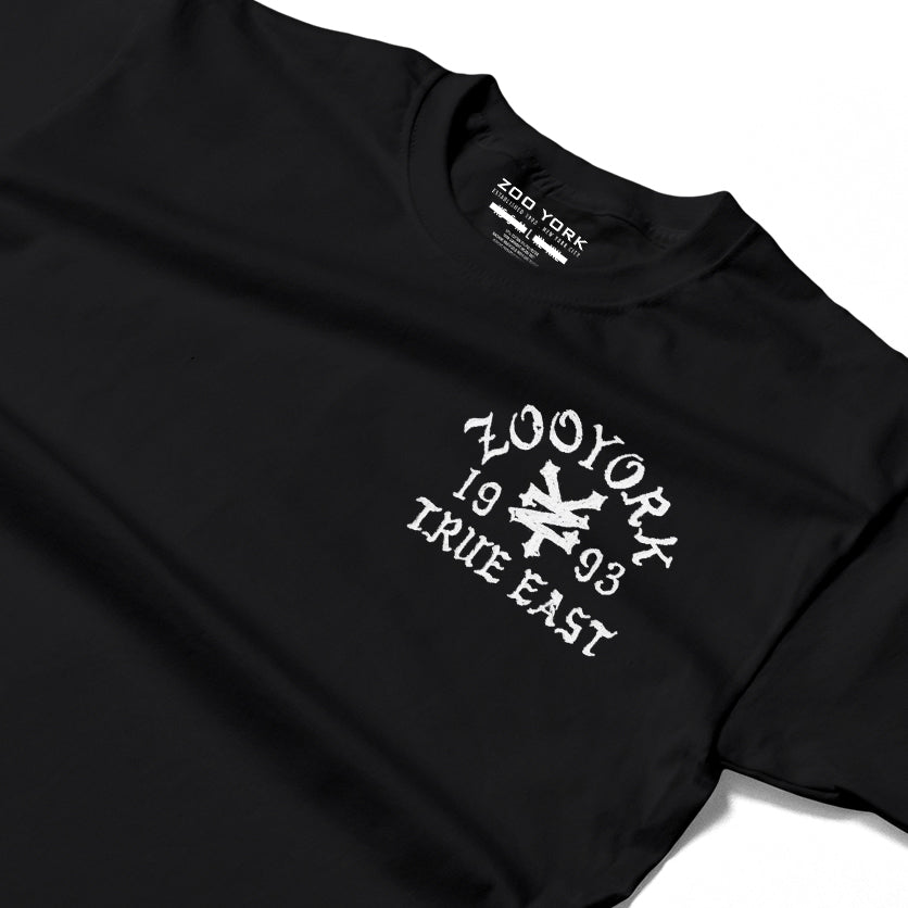 ZOO YORK TRUE EAST SKETCH T-SHIRT BLACK