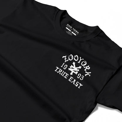 ZOO YORK TRUE EAST SKETCH T-SHIRT BLACK