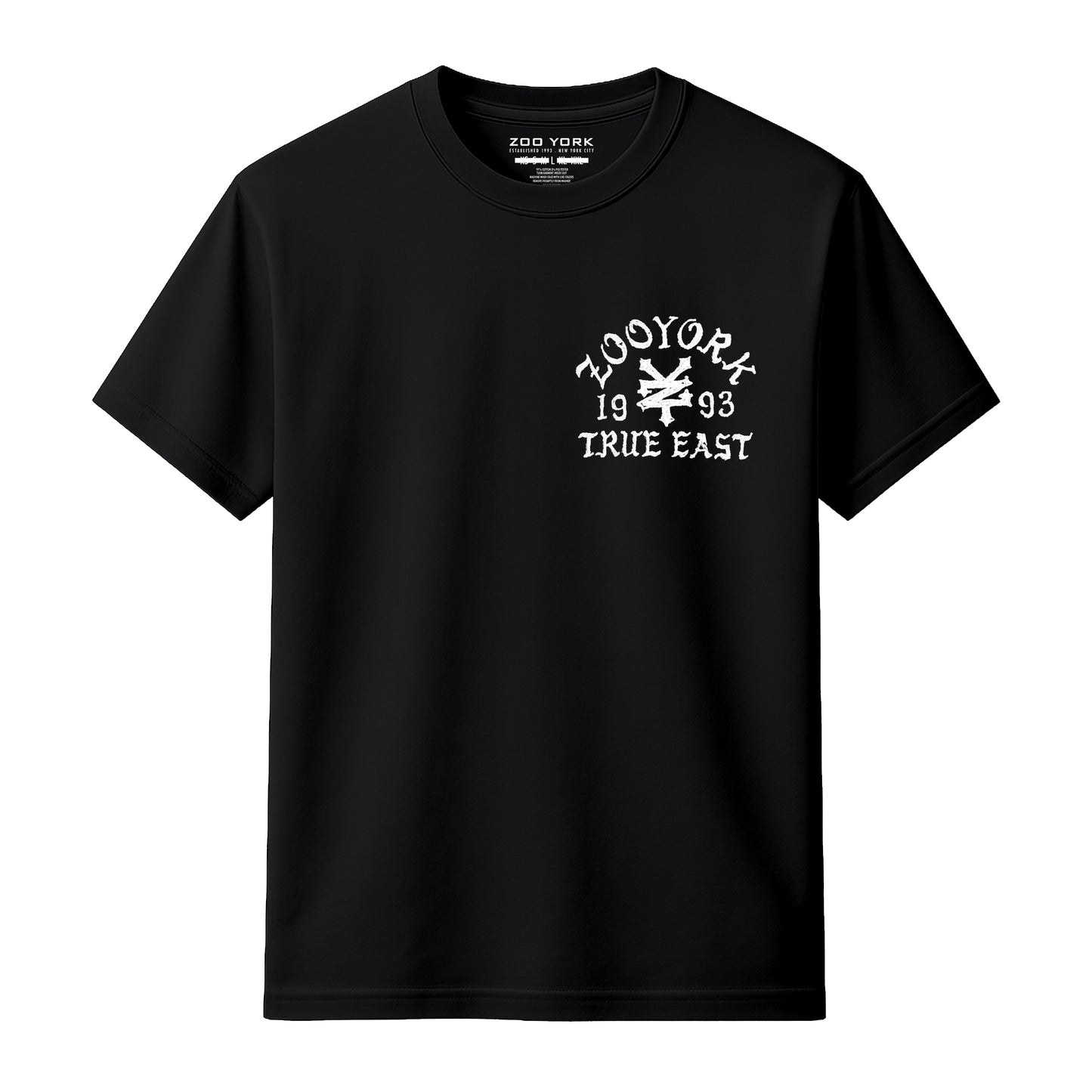 ZOO YORK TRUE EAST SKETCH T-SHIRT BLACK