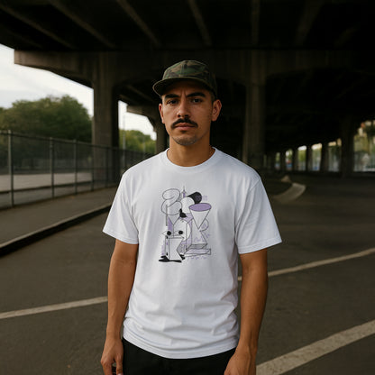 ZOO YORK NY STACK T-SHIRT WHITE