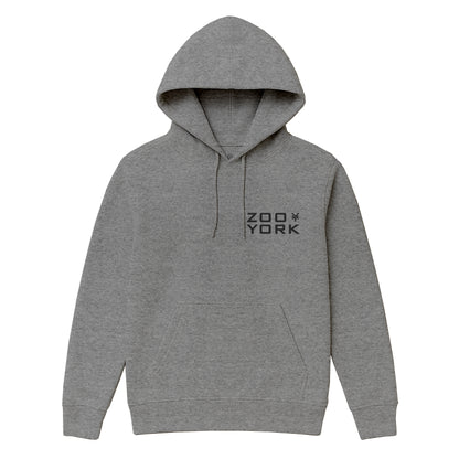 ZOO YORK KING OF THE CITY HOODIE HEATHER GREY