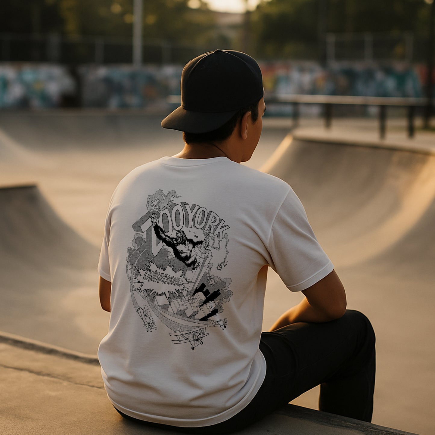 ZOO YORK KING OF THE CITY T-SHIRT NATURAL