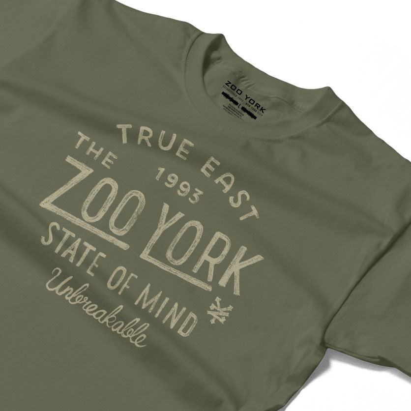 ZOO YORK STATE OF MIND T-SHIRT CLASSIC OLIVE