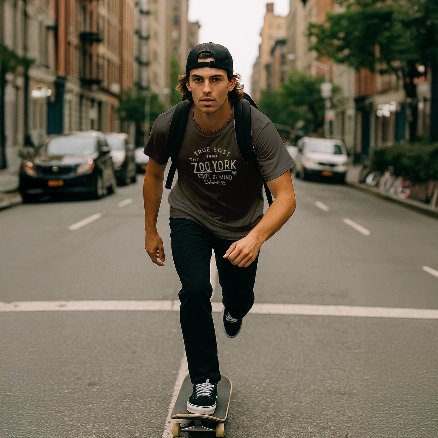 ZOO YORK STATE OF MIND T-SHIRT CLASSIC OLIVE