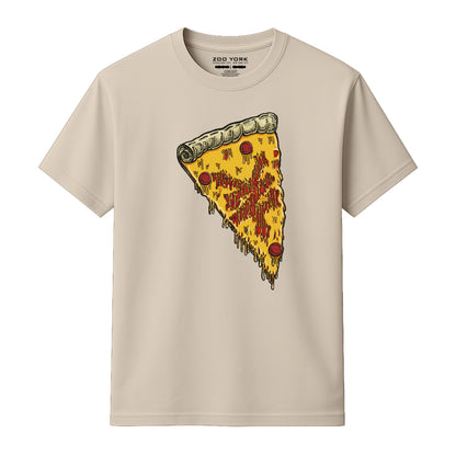 ZOO YORK NEW YORK PIZZA T-SHIRT NATURAL