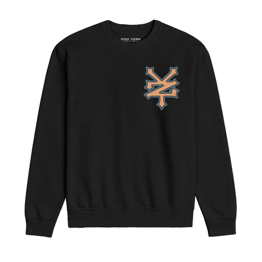 ZOO YORK UNBREKABALE ARCH CREW SWEAT BLACK