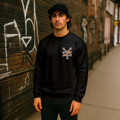 ZOO YORK UNBREKABALE ARCH CREW SWEAT BLACK