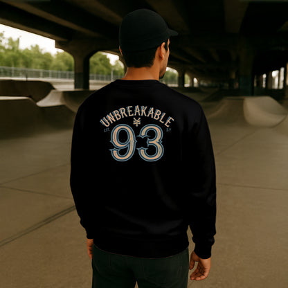 ZOO YORK UNBREKABALE ARCH CREW SWEAT BLACK