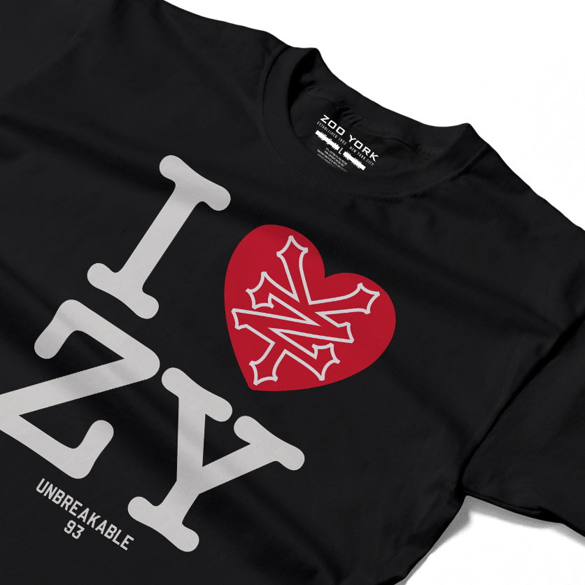 ZOO YORK I LOVE ZY T-SHIRT BLACK