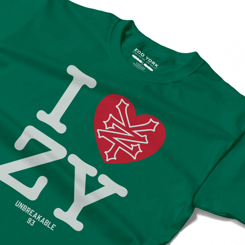 ZOO YORK I LOVE ZY T-SHIRT COLLEGE GREEN